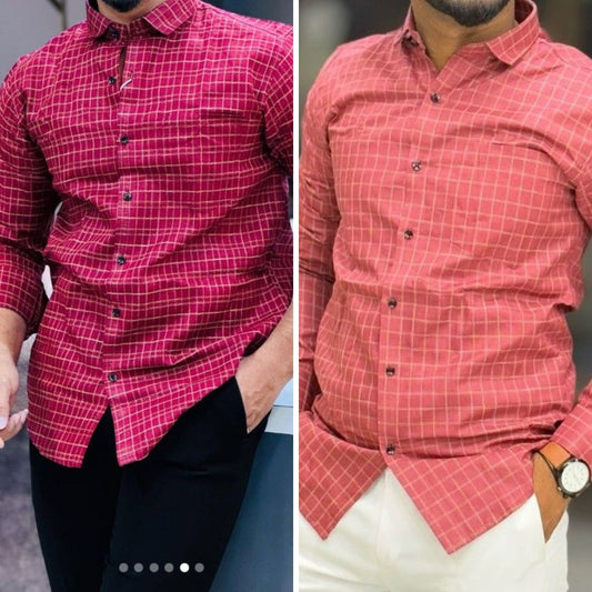 Men's Premium Check Shirt High Quality Combo