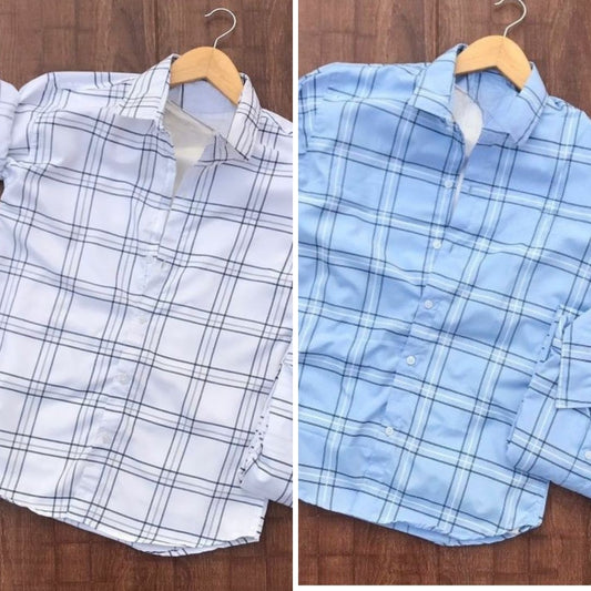Men's Premium Check Shirt High Quality Combo