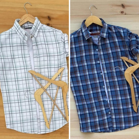 Men's Premium Check Shirt High Quality Combo