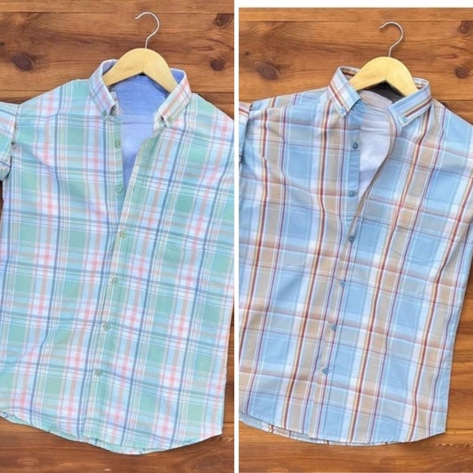 Men's Premium Check Shirt High Quality Combo