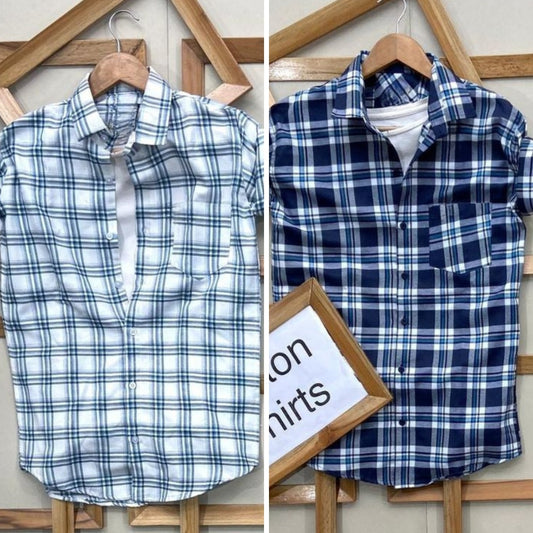 Men's Premium Check Shirt High Quality Combo
