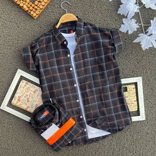 Men's Premium Check Shirt High Quality Combo