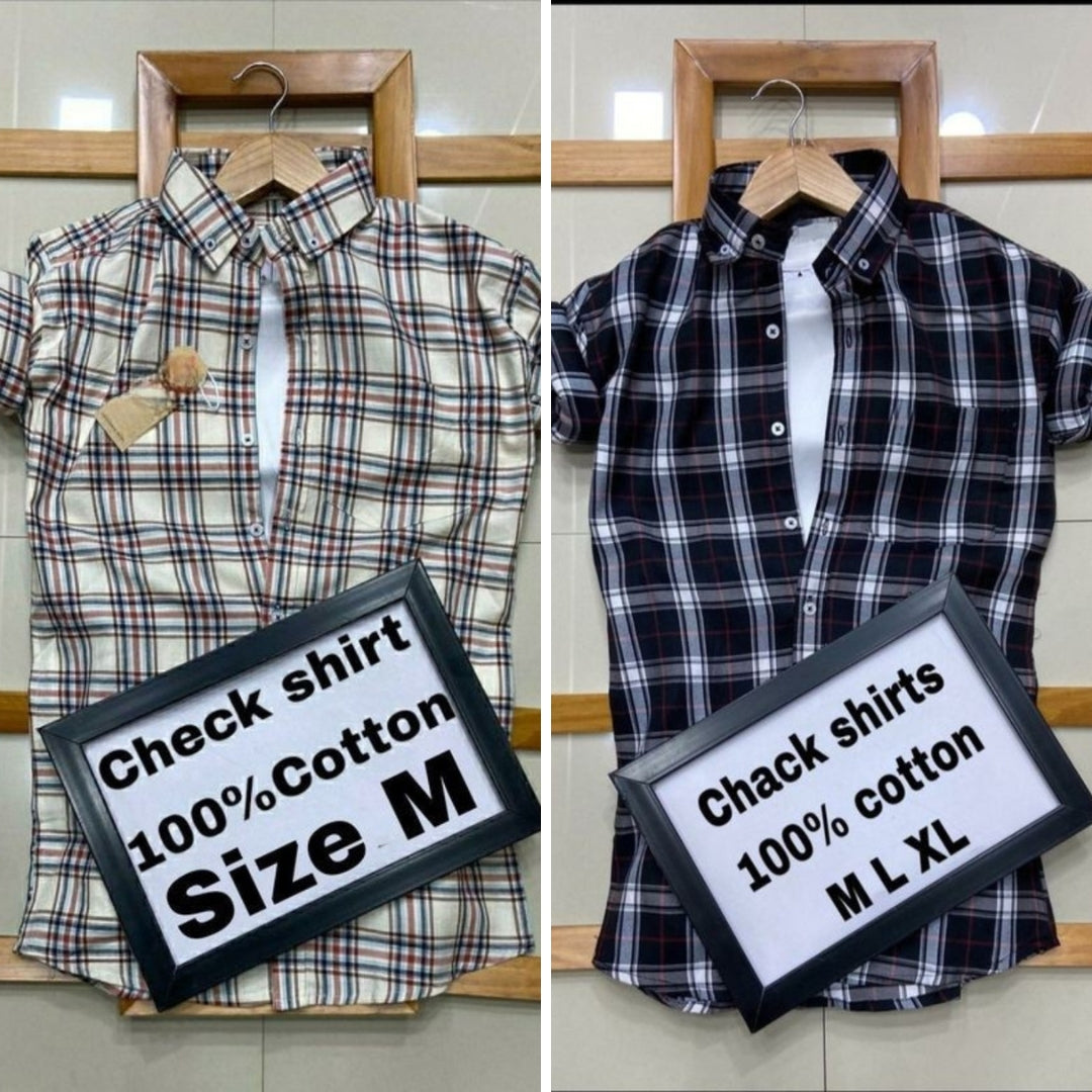 Men's Premium Check Shirt High Quality Combo