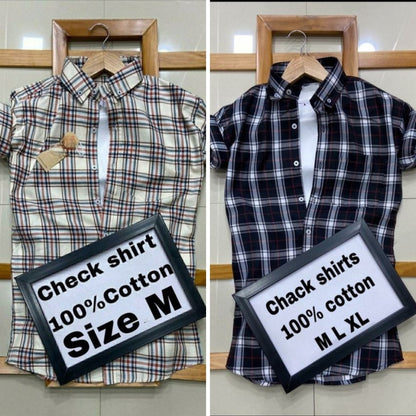 Men's Premium Check Shirt High Quality Combo